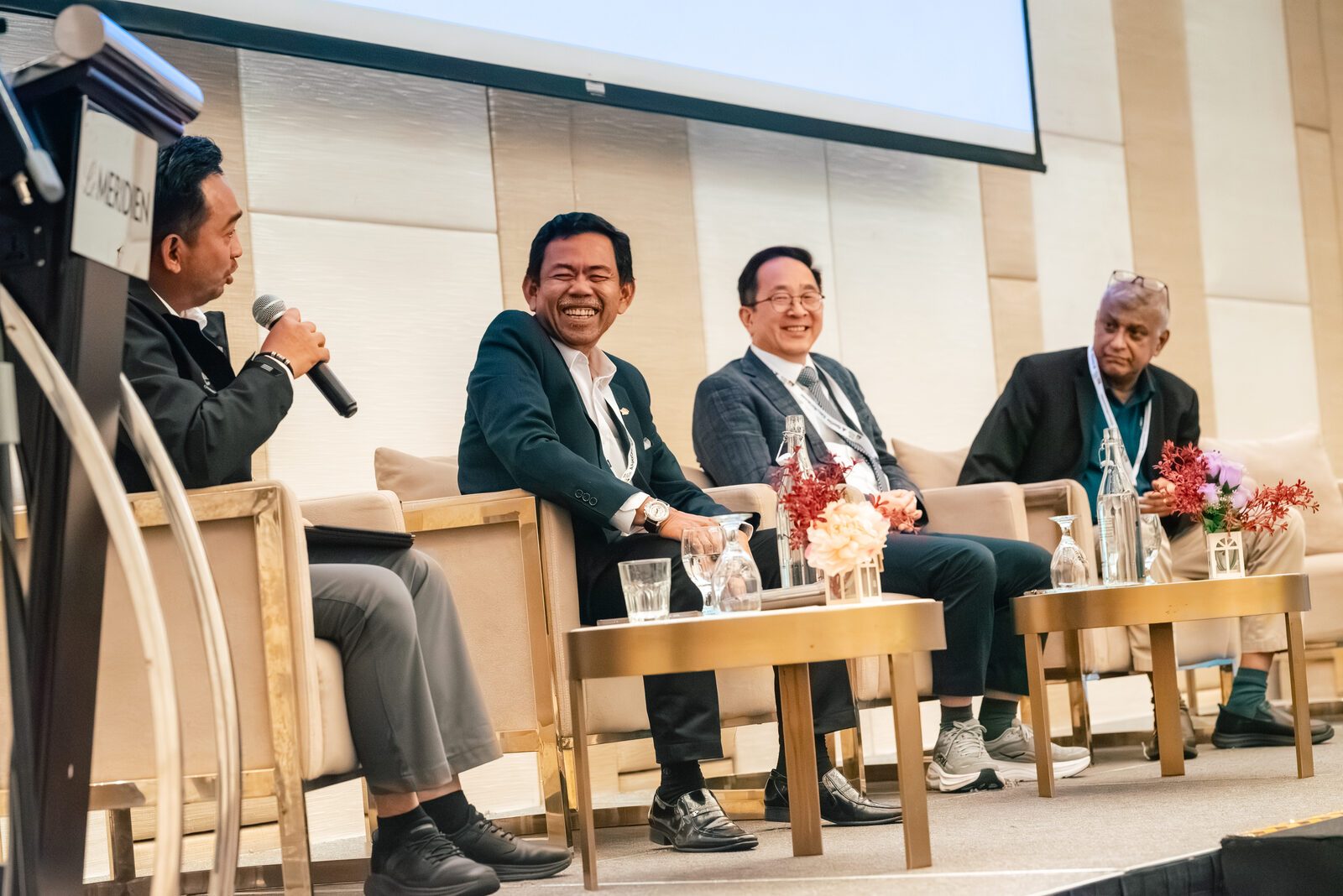 Panellists in discussion on stage at Offshore Energy Asia 2026