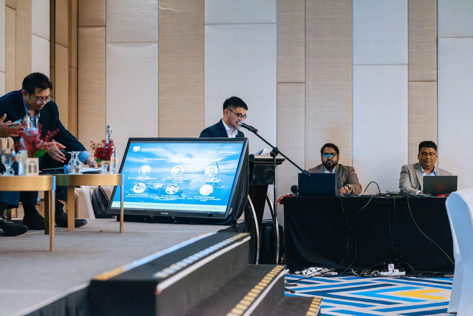 A technical presentation on floating-asset monitoring at OEA 2026